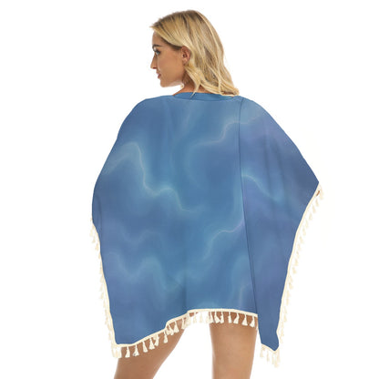 Women's Square Fringed Shawl