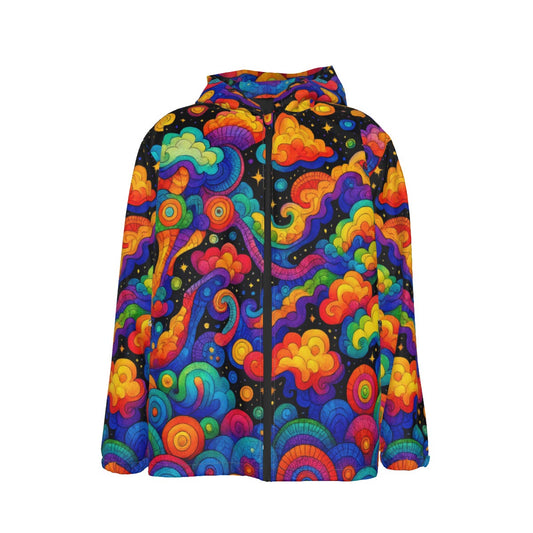 Men's Hooded Zipper Windproof Jacket