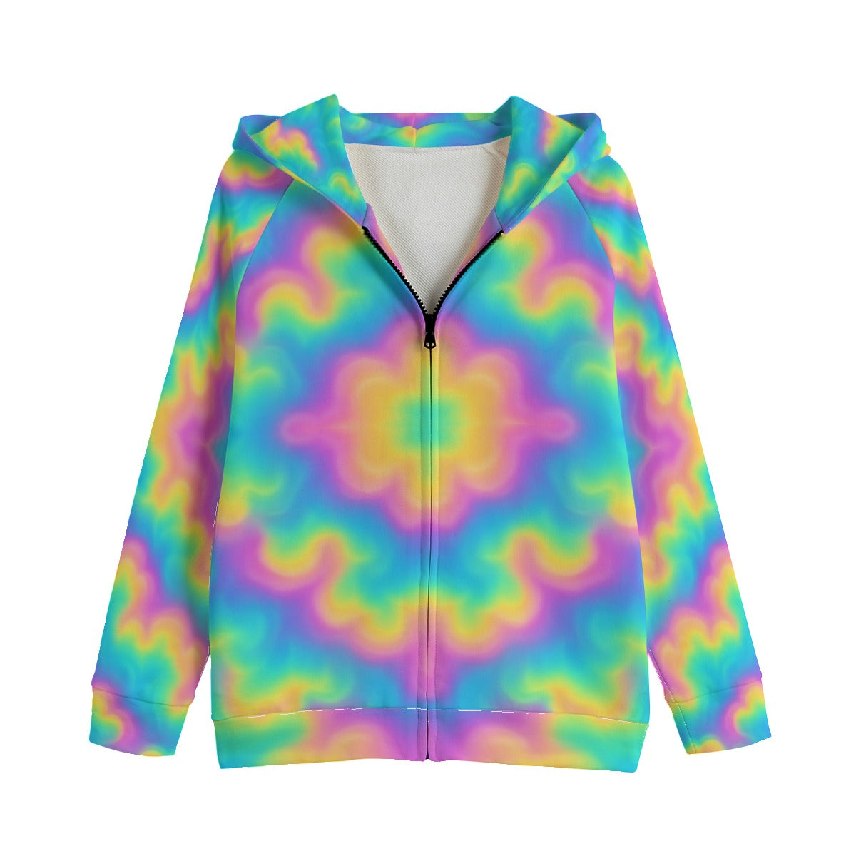 Unisex Kid's Zip Up Raglan Sleeve Hoodie | 310GSM Cotton