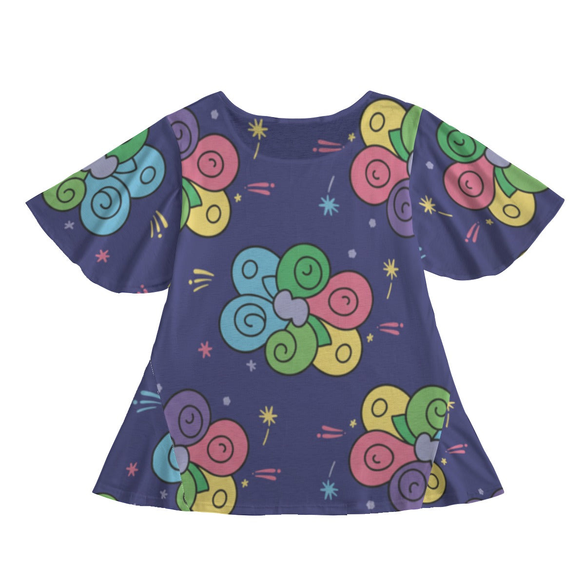 Women's Round Neck T-shirt With Short Sleeve