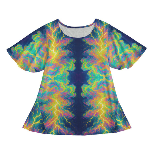 Women's Round Neck T-shirt With Short Sleeve