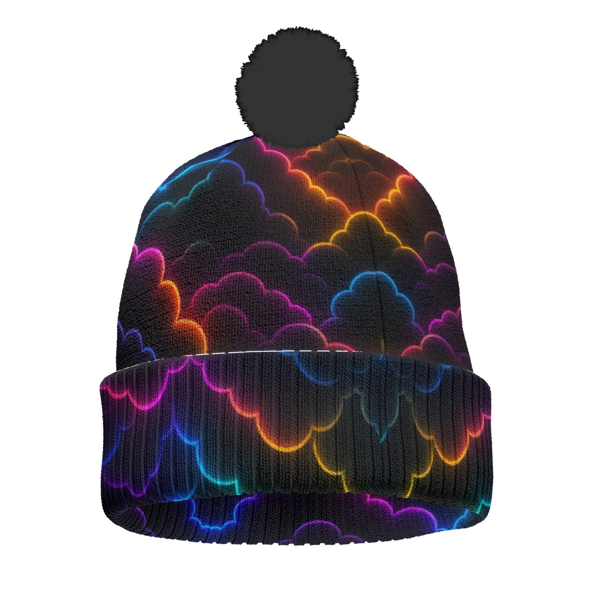 Knitted Hat With Pom-Pom