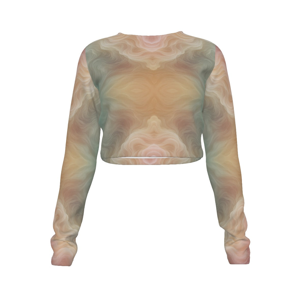 Women's Round Neck Crop Top T-Shirt