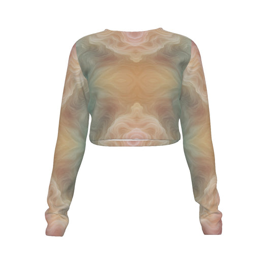 Women's Round Neck Crop Top T-Shirt