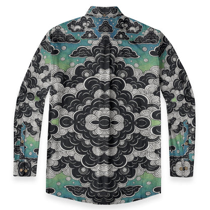 Men's Casual Lapel Long Sleeve Shirt|125GSM Cotton