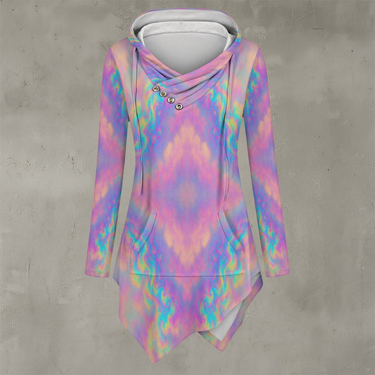 Women's Asymmetric Hem Hoodie