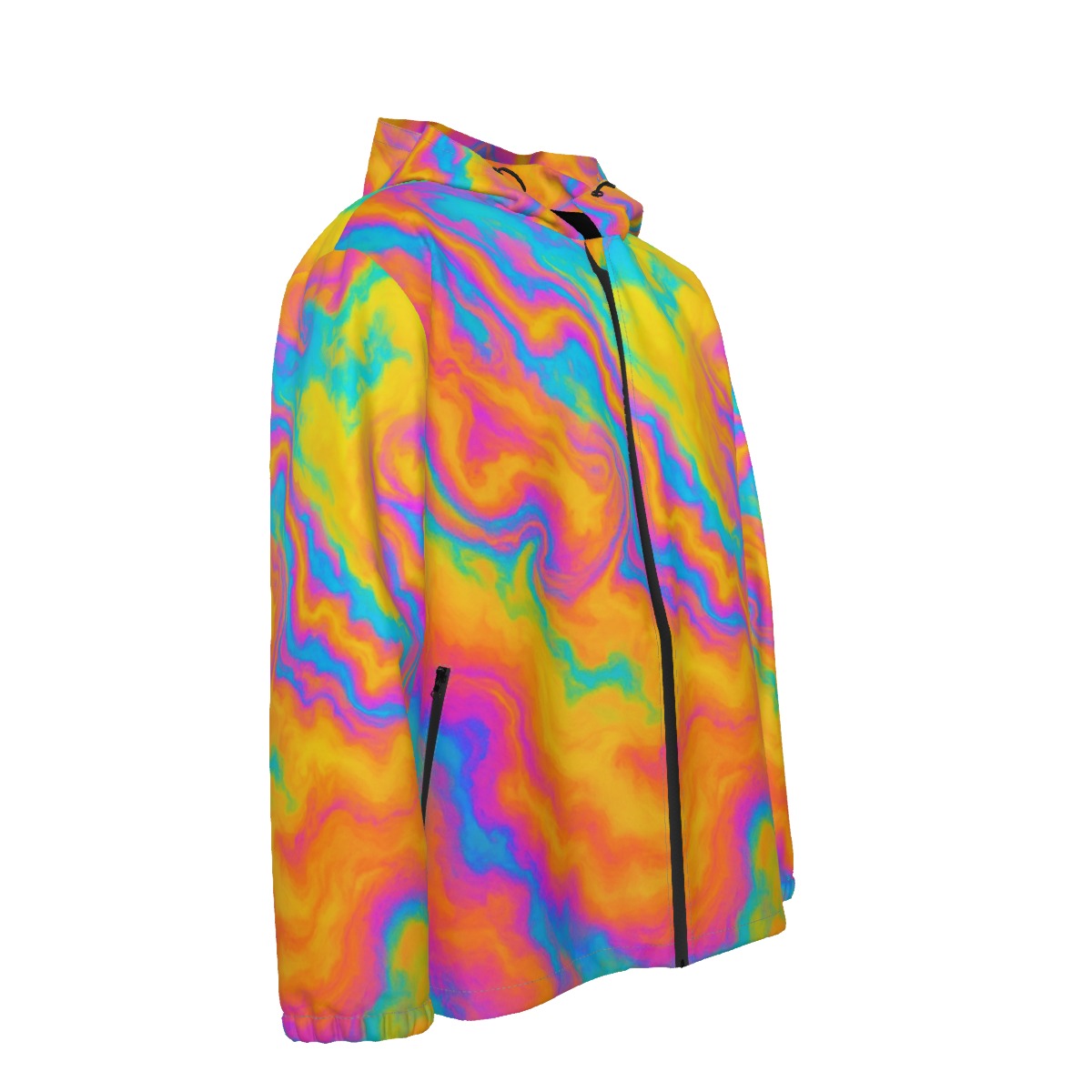 Men's Hooded Zipper Windproof Jacket