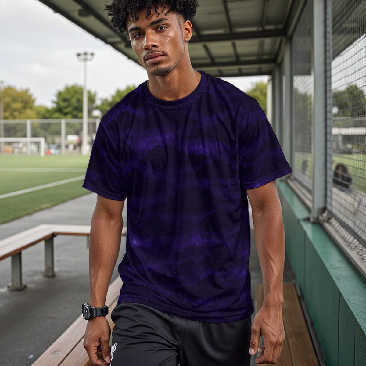 Unisex Drop Shoulder Crew Neck T-Shirt