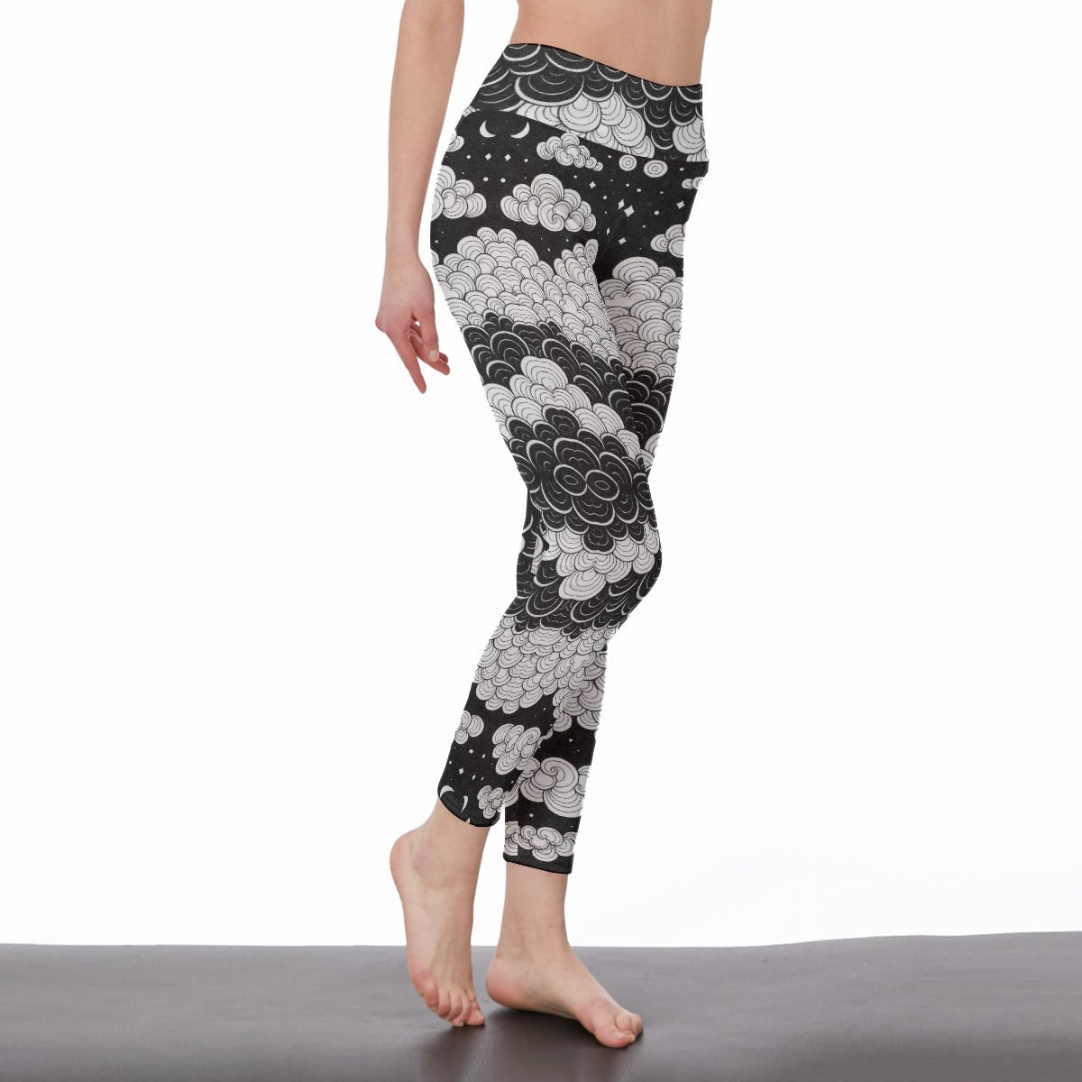 Women's High Waist Leggings | Side Stitch Closure