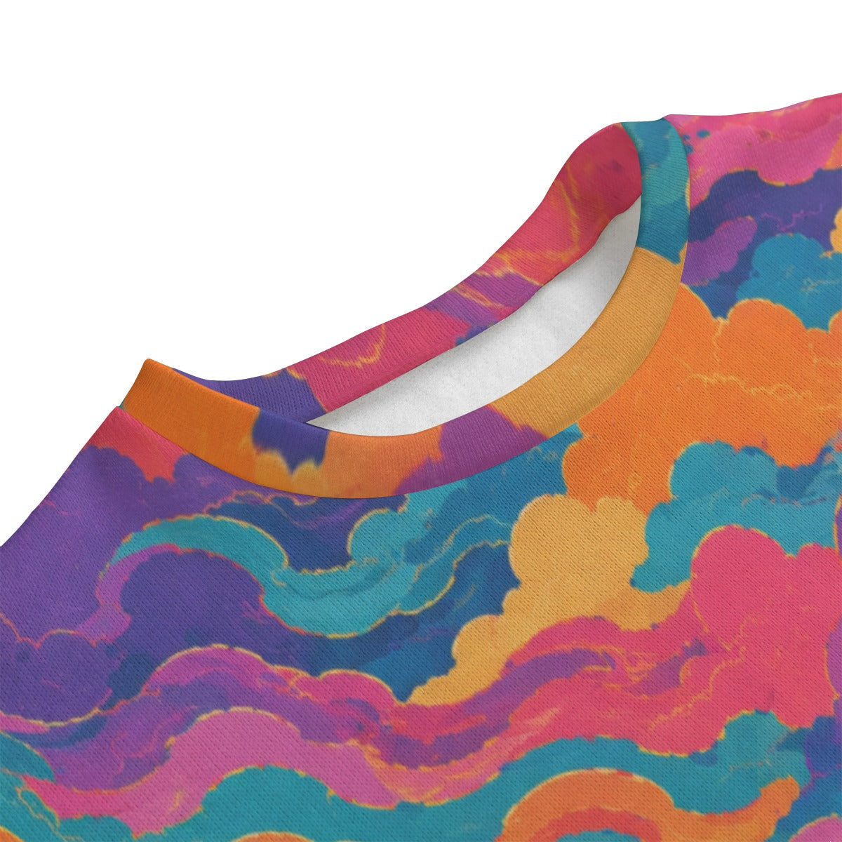 Unisex Drop-shoulder Knitted Fleece Sweater - view 3