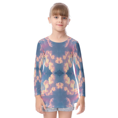 Unisex Kid's Long Sleeve O-neck T-shirt