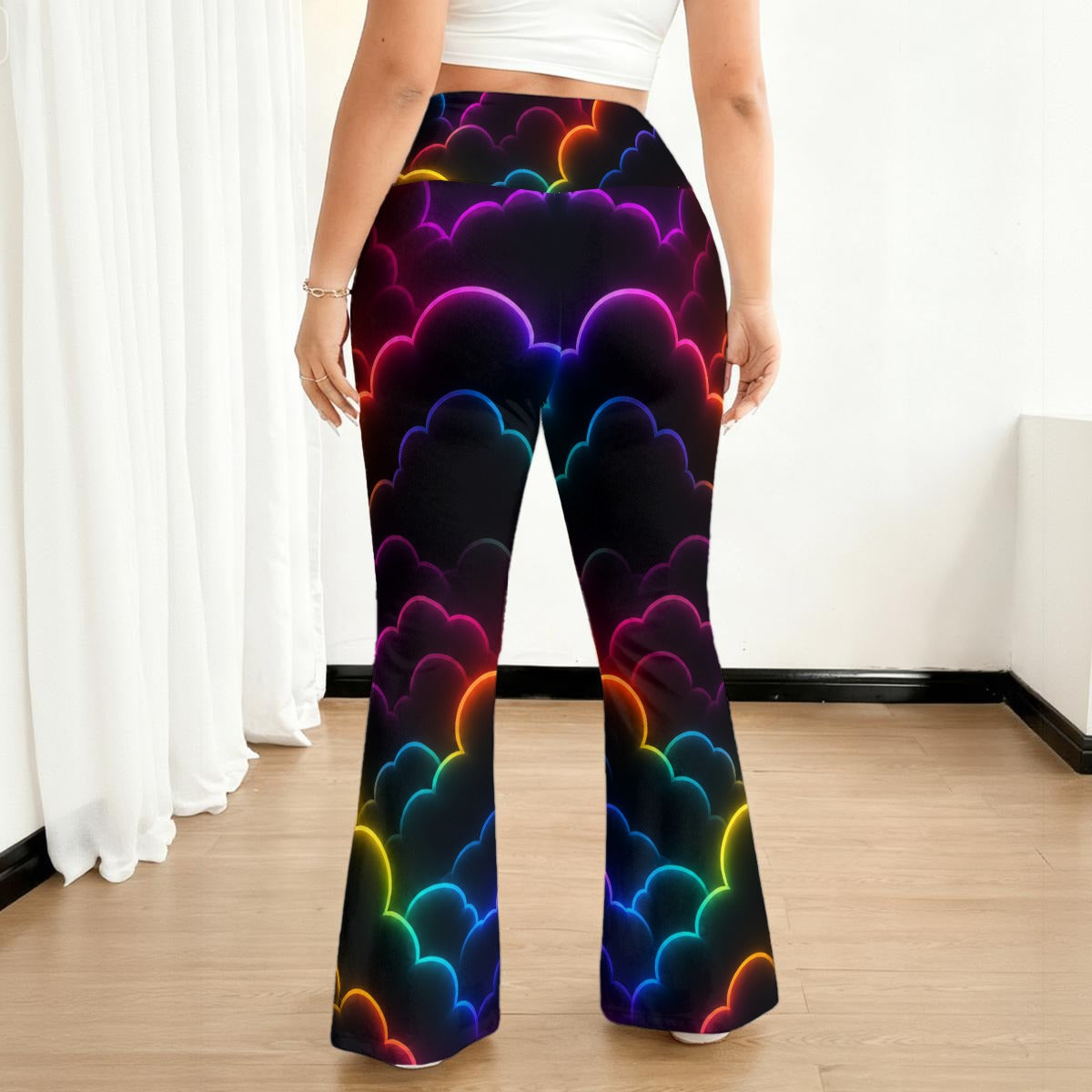 All-over print Women's Flare Yoga Pants