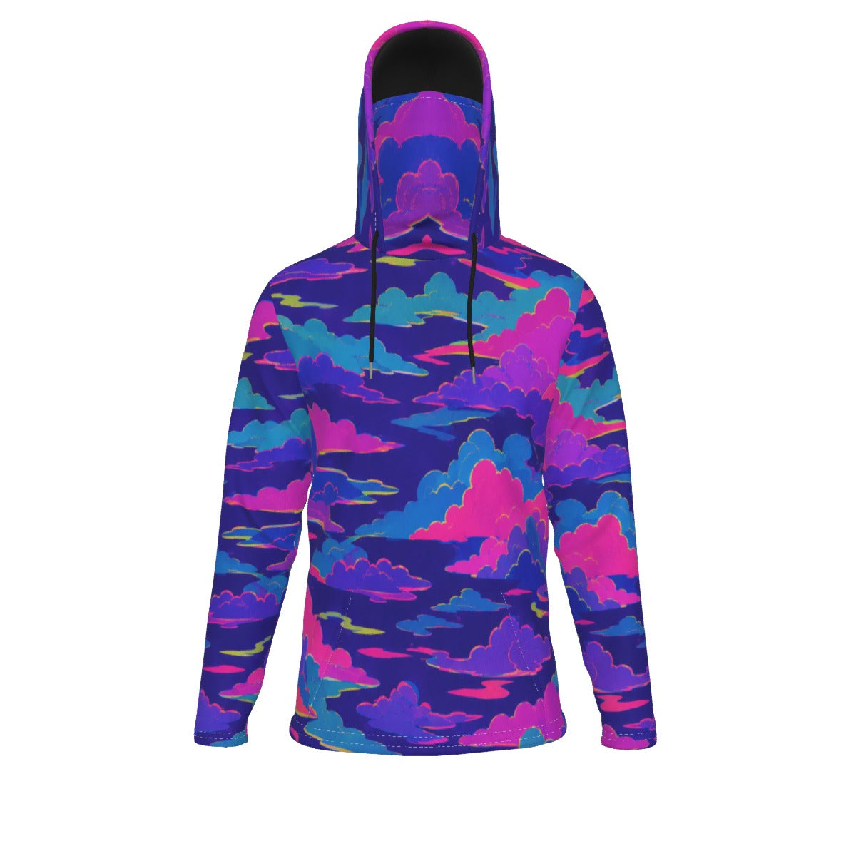Men's Pullover Hoodie With Mask - view 1