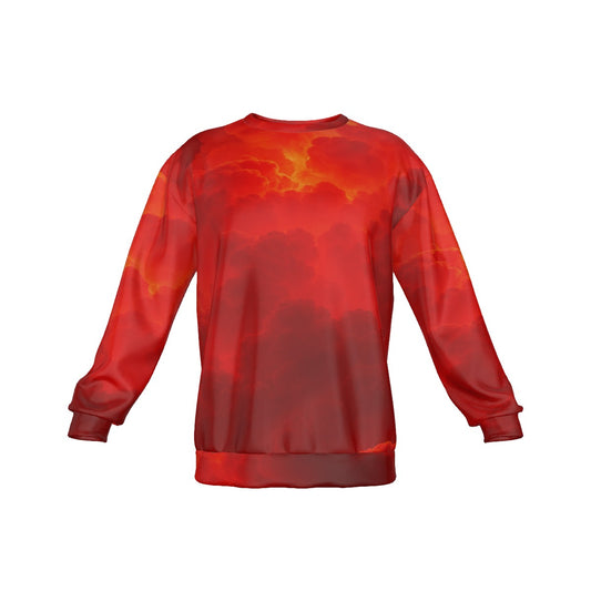 Men's Drop Shoulder Round Neck Long-Sleeved Sweatshirt