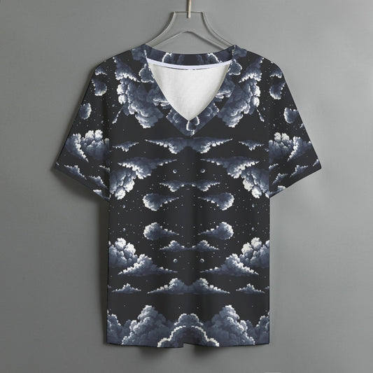 Women's V-neck T-shirt With Short Sleeve