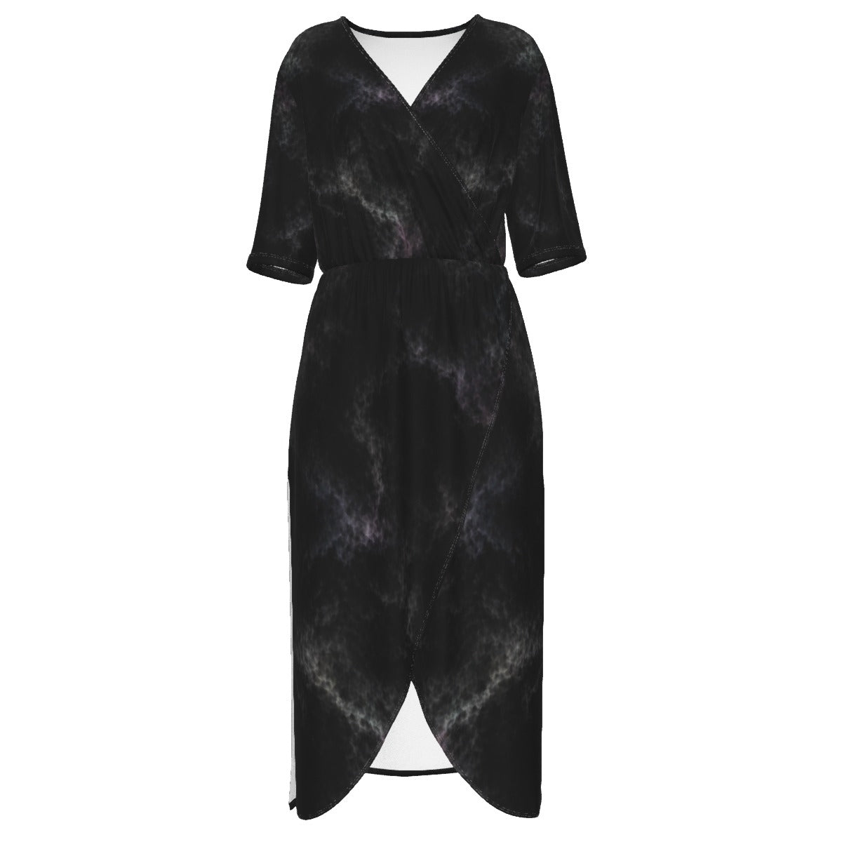 Women's Short Sleeve V-neck Dress