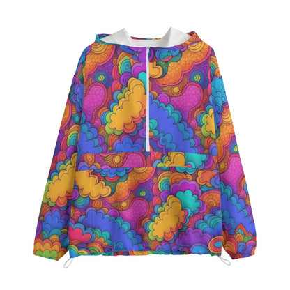 Unisex Pullover Jacket With Zipper Closure