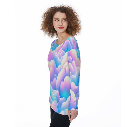 Women's Off-Shoulder Sweatshirt
