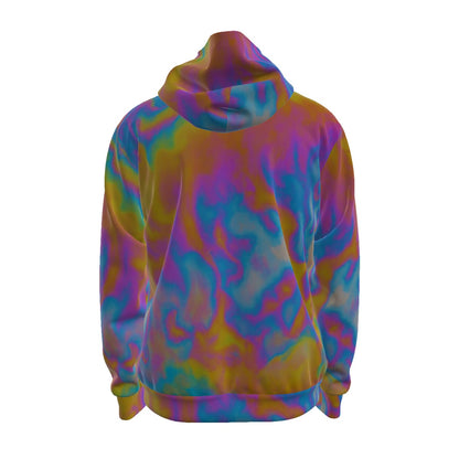 Unisex Zipper Hoodie With Black Lining