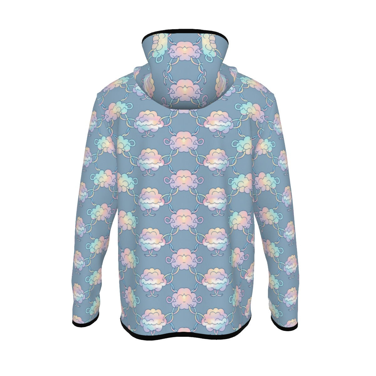 Men's Stylish Hoodie with Thumb Hole Design - view 2