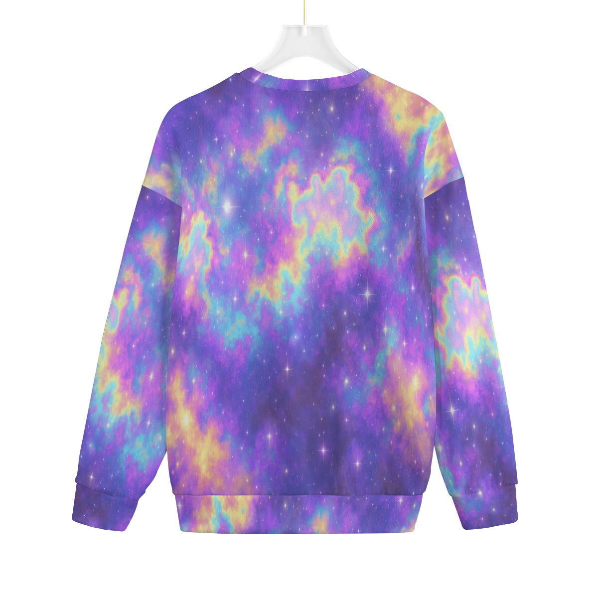 Unisex Drop-shoulder Knitted Fleece Sweater - view 2