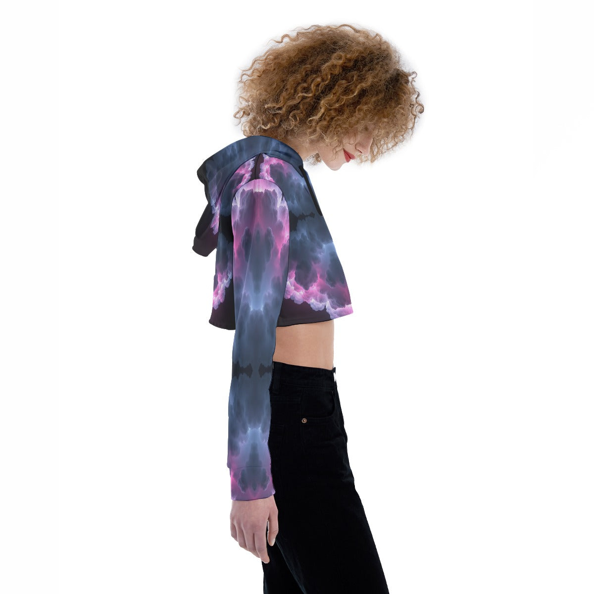 Women's Crop Top Hoodie