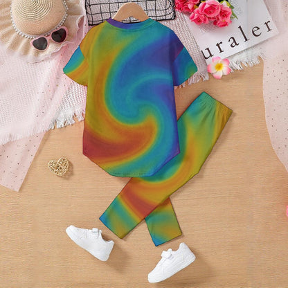 Unisex Kids' Casual Top and Pants Set