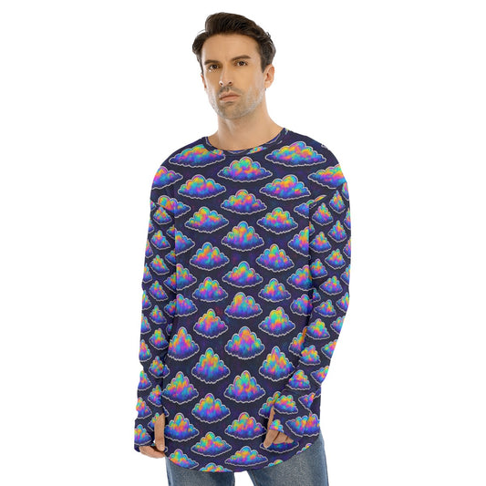 Men's Fingerless Long Sleeve T-shirt