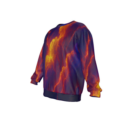 Men's Drop Shoulder Round Neck Long-Sleeved Sweatshirt
