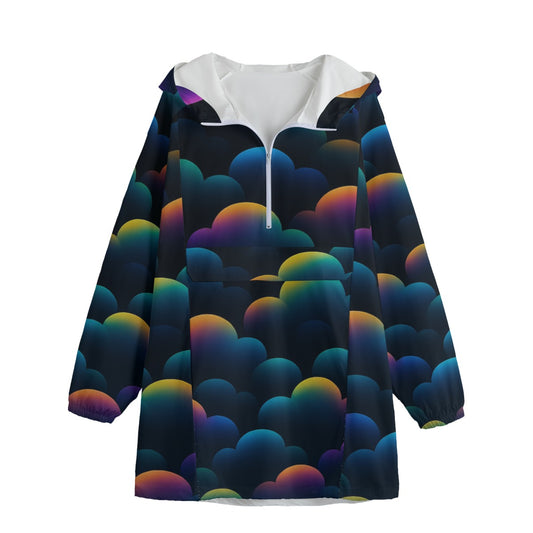 Unisex Windbreaker Long Jacket