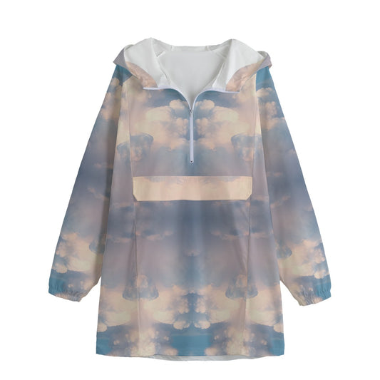 Unisex Windbreaker Long Jacket