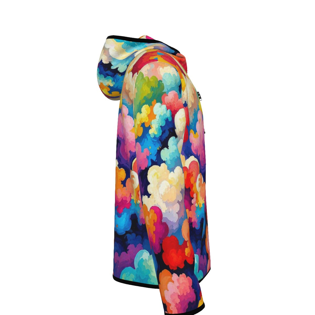 Men's Stylish Hoodie with Thumb Hole Design - view 3