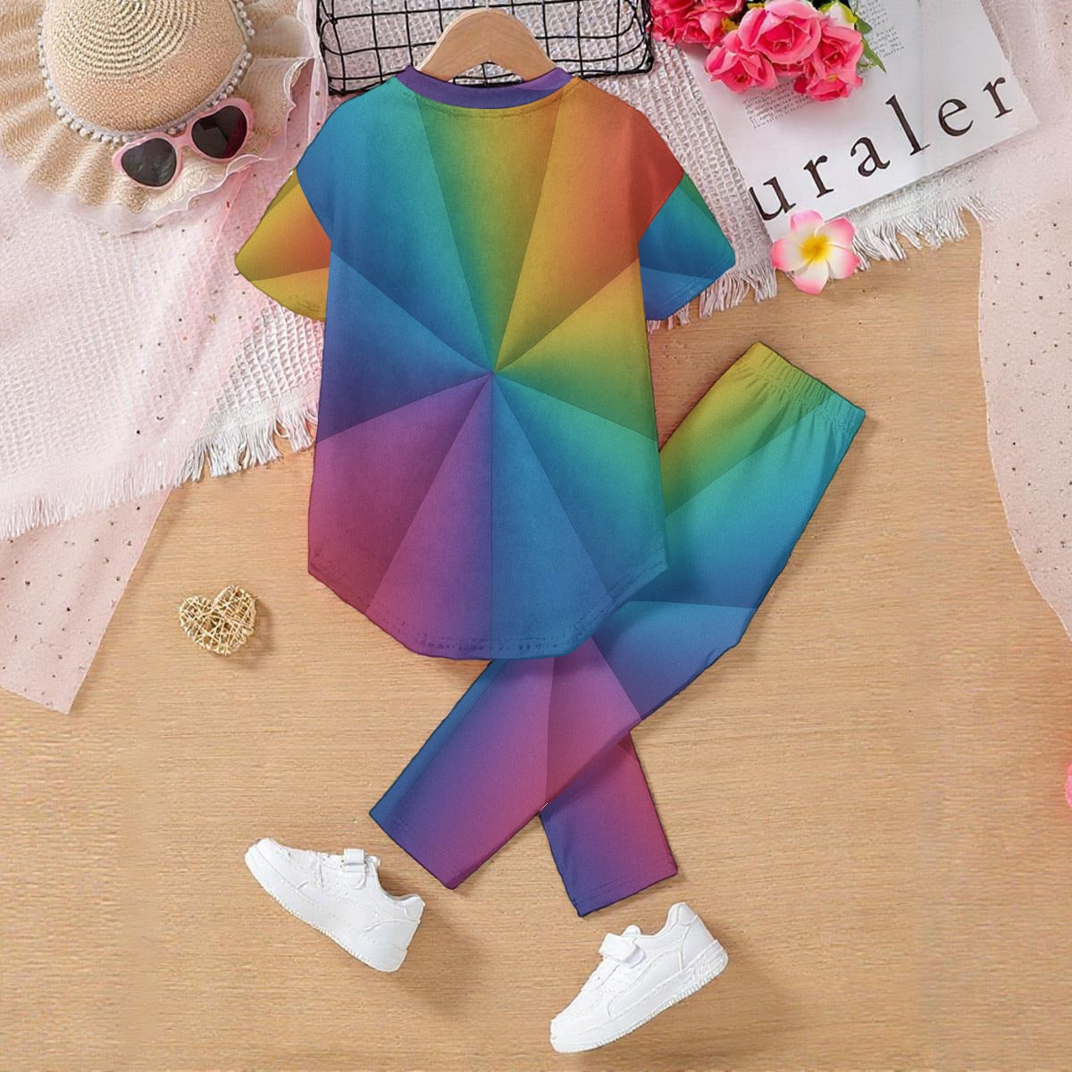 Unisex Kids' Casual Top and Pants Set