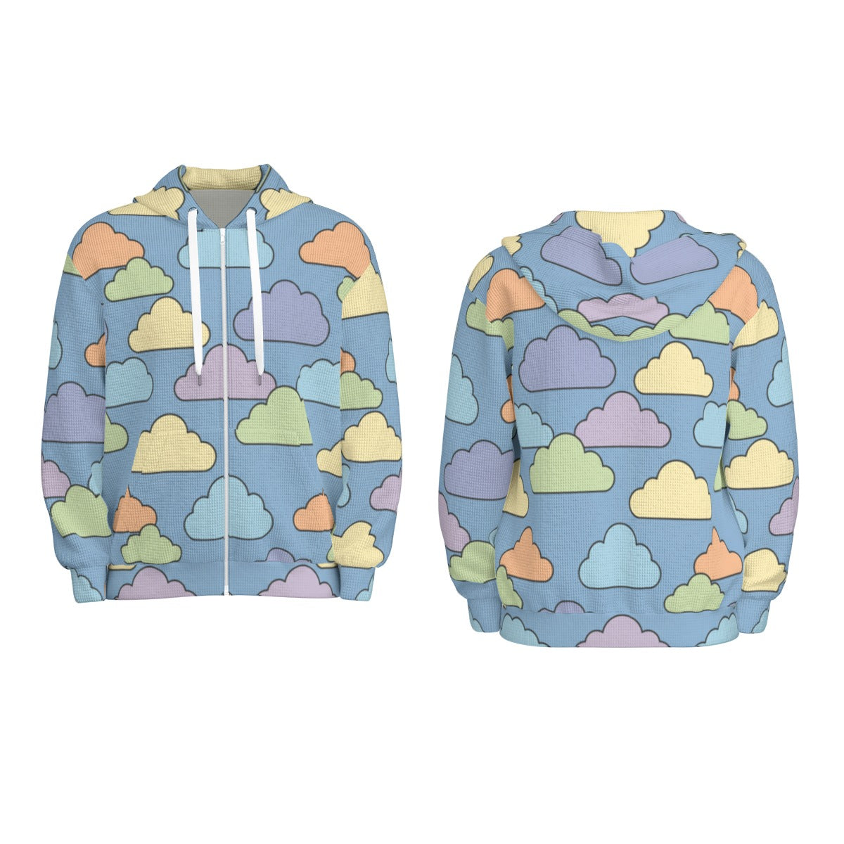 Unisex Zip Hooded Sweatshirt