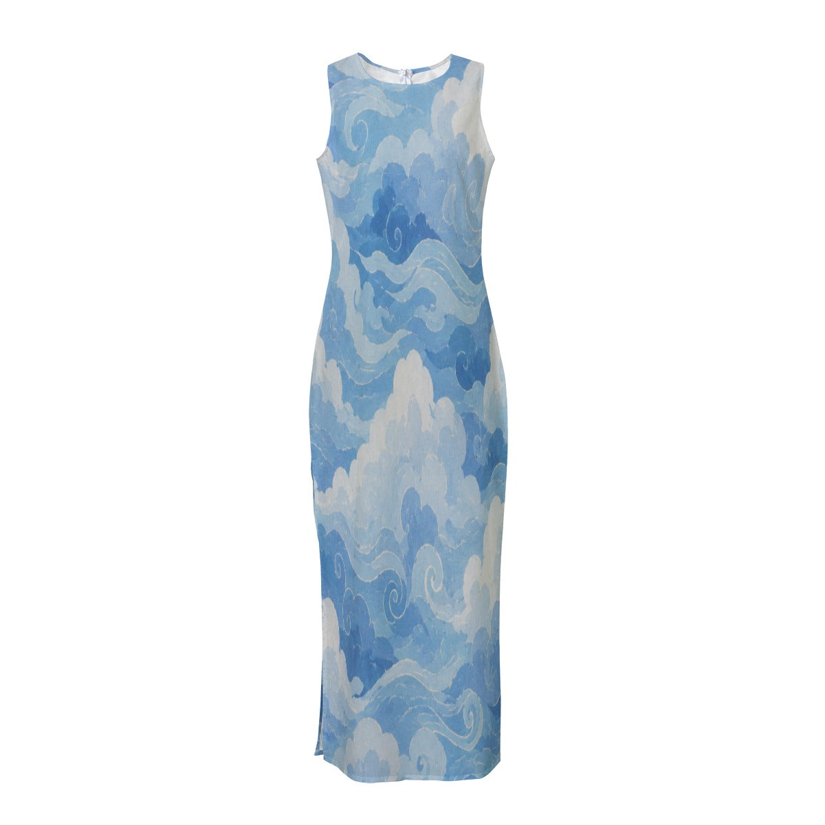 Women's Beach Perspective Chiffon Sleeveless Dress by O’Nimbus