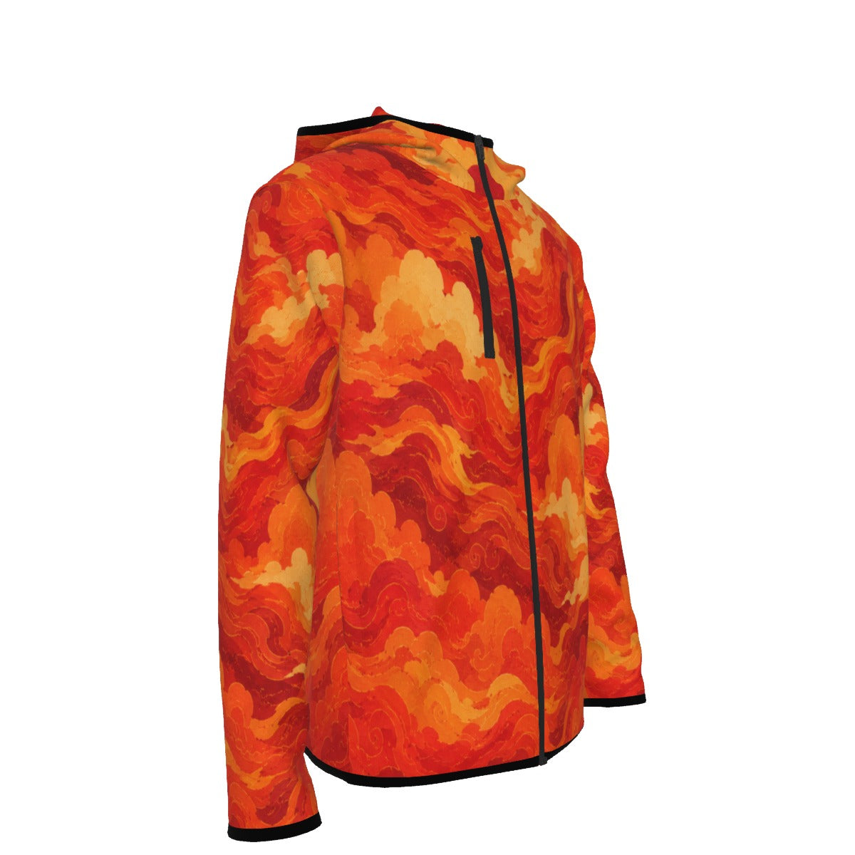 Men's Stylish Hoodie with Thumb Hole Design - view 4