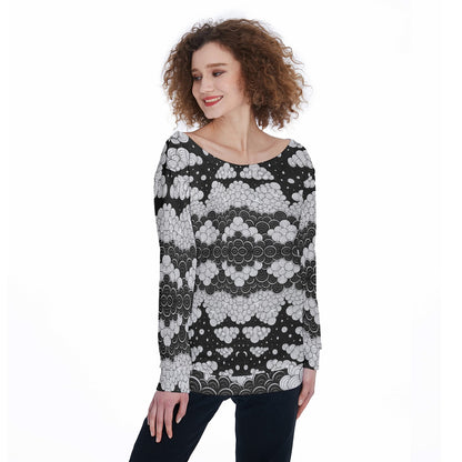 Women's Off-Shoulder Sweatshirt