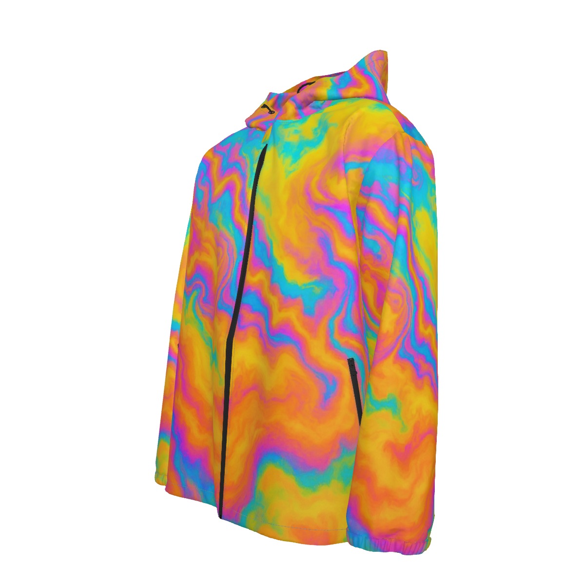 Men's Hooded Zipper Windproof Jacket