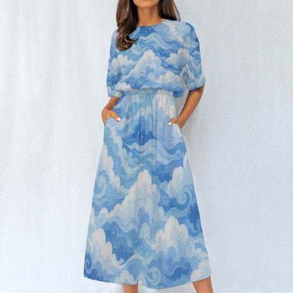 Women's Elastic Waist Dress by O’Nimbus – view 3