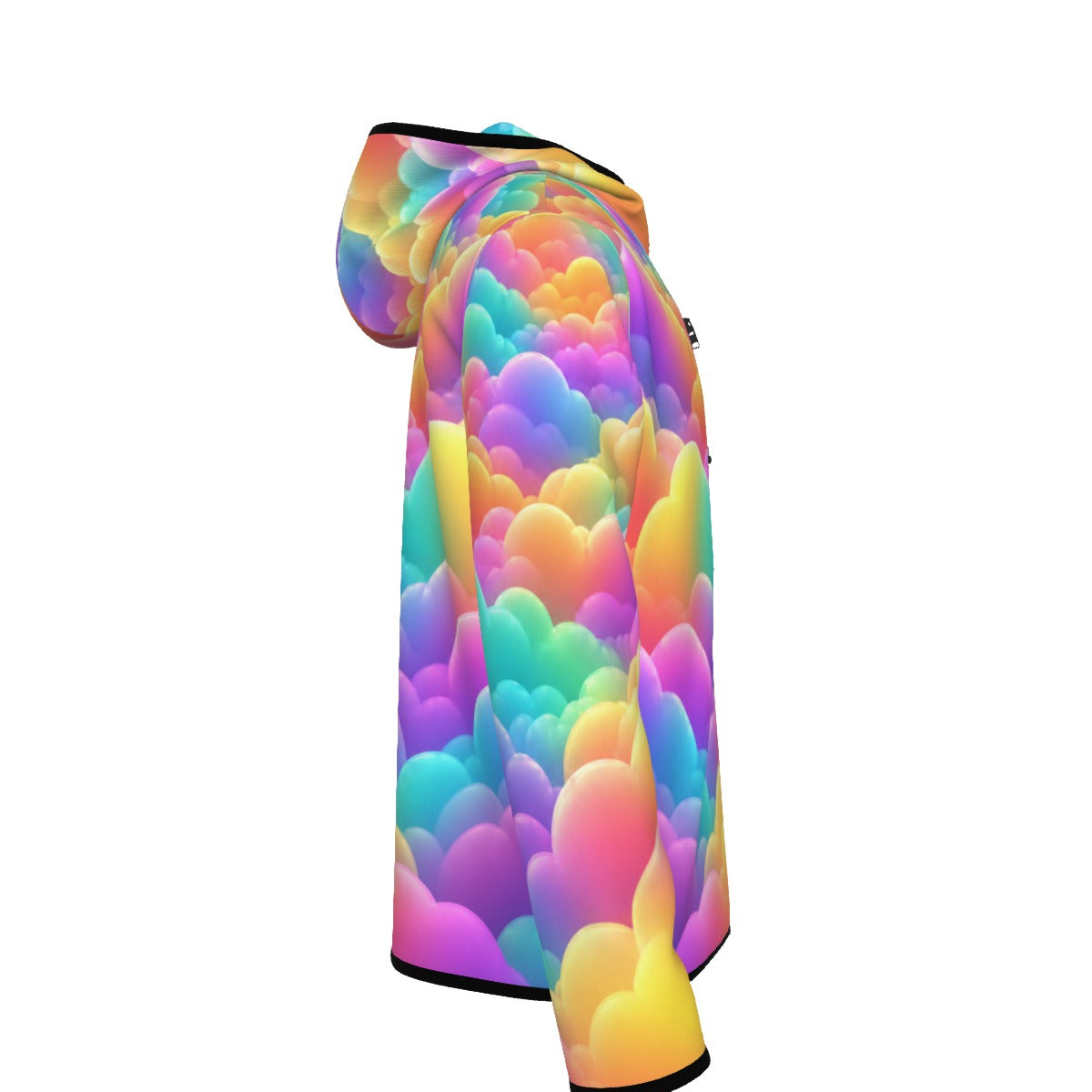 Men's Stylish Hoodie with Thumb Hole Design - view 3