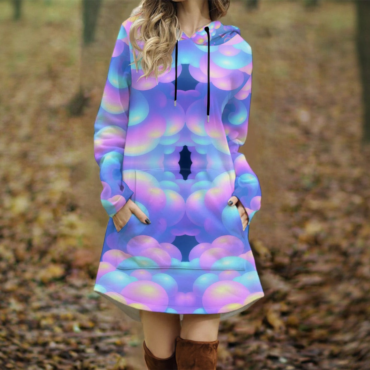 Women's Longline Hoodie Dress