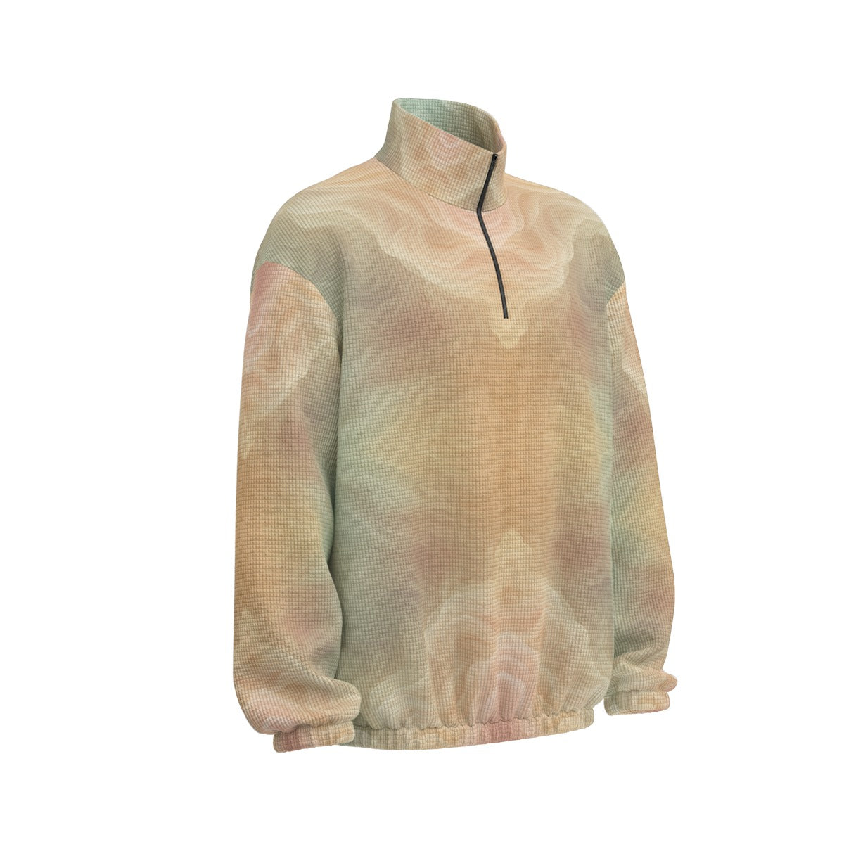 Unisex Turtleneck Zippered Sweatshirt