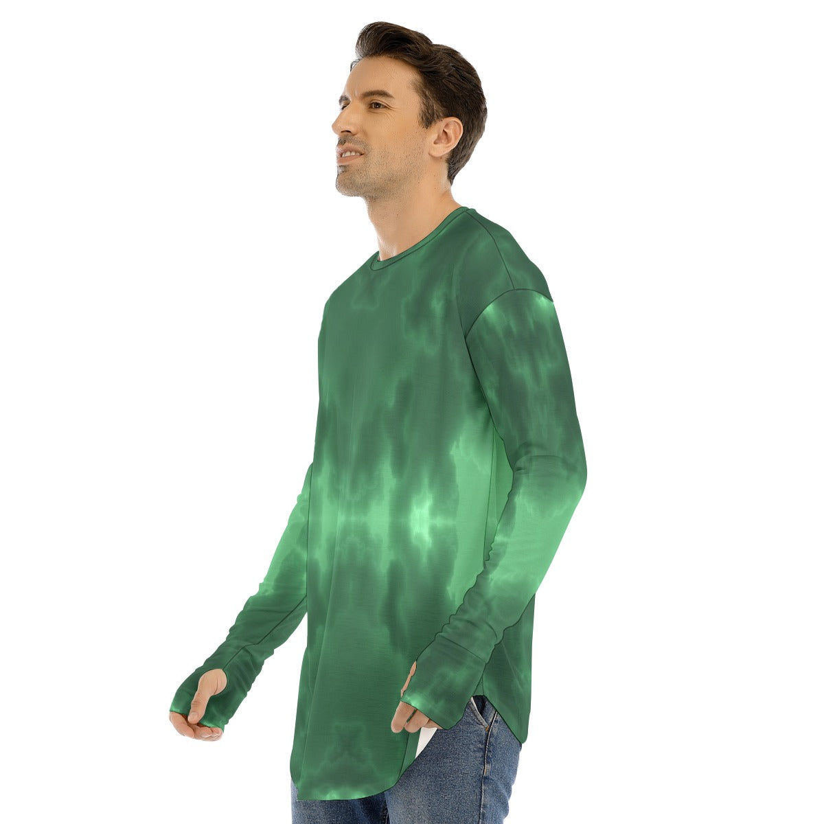 Men's Fingerless Long Sleeve T-shirt