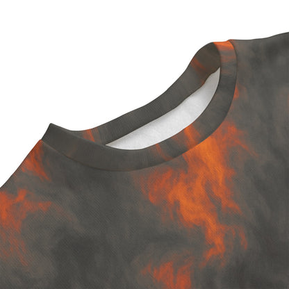 Unisex Drop-shoulder Knitted Fleece Sweater - view 3