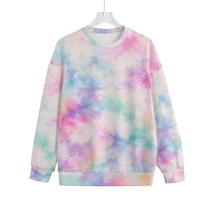 Unisex Drop-shoulder Knitted Fleece Sweater - view 1