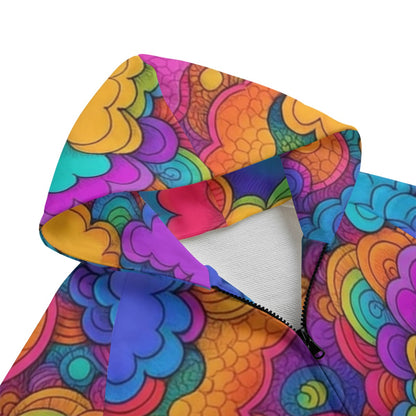 Unisex Kid's Zip Up Raglan Sleeve Hoodie | 310GSM Cotton