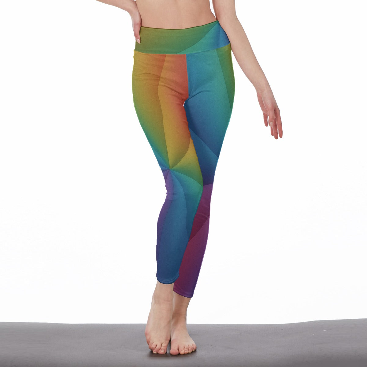 Women's High Waist Leggings | Side Stitch Closure