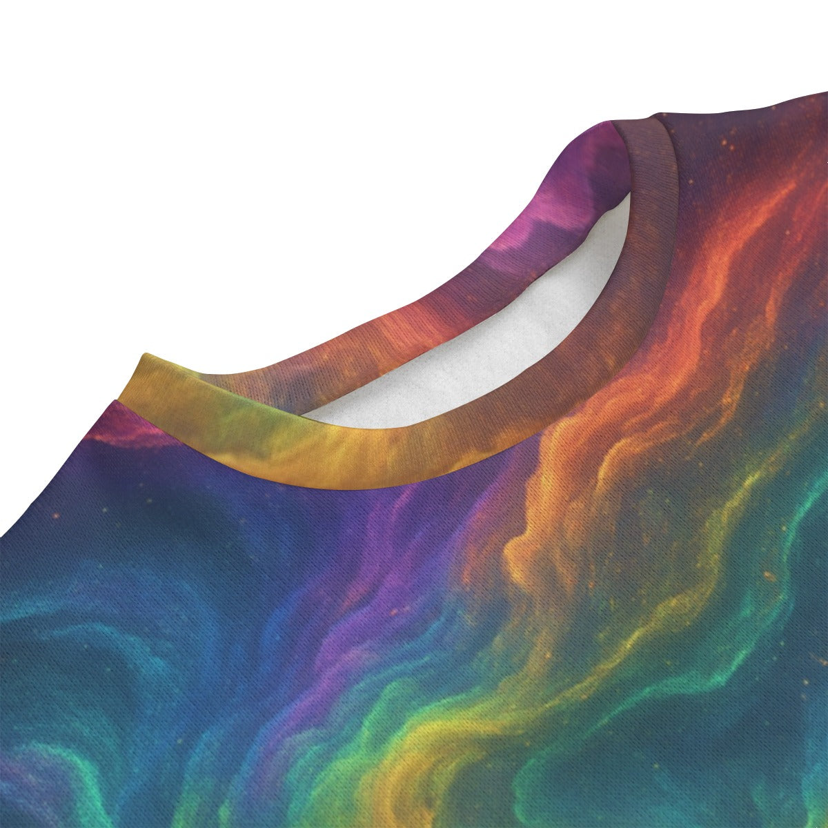 Unisex Drop-shoulder Knitted Fleece Sweater - view 3