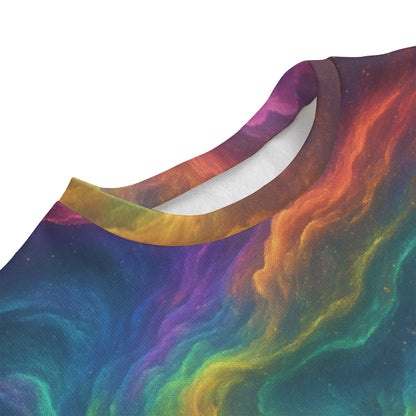 Unisex Drop-shoulder Knitted Fleece Sweater - view 3