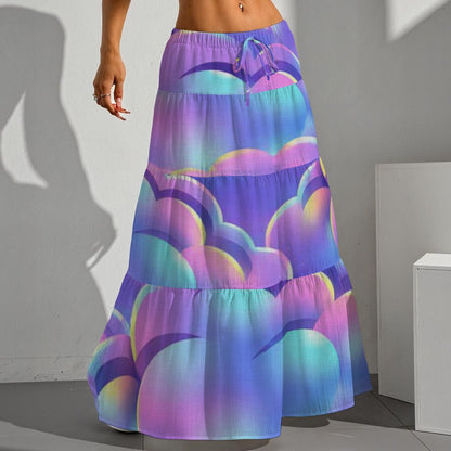 Women's Pleated Long Skirt